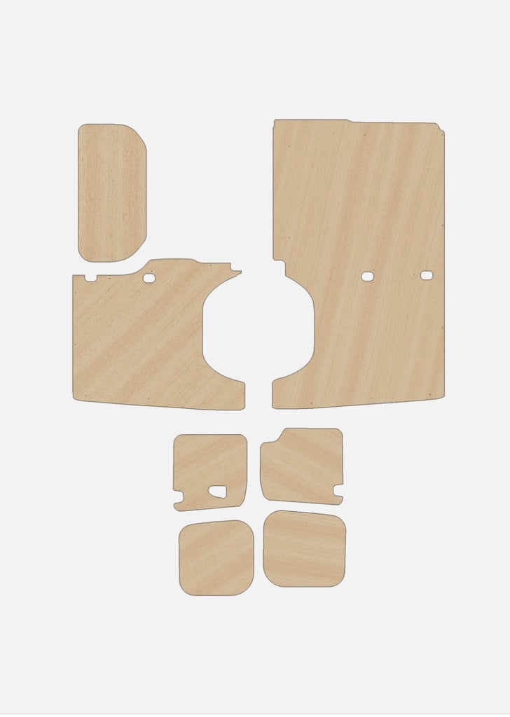 image for Vauxhall Vivaro ply lining kit 