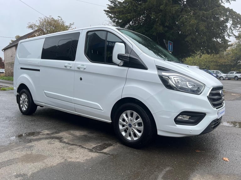 Ford Transit Custom 2.0 EcoBlue 130ps Factory Fitted Crew Cab Limited L2 Inc Vat