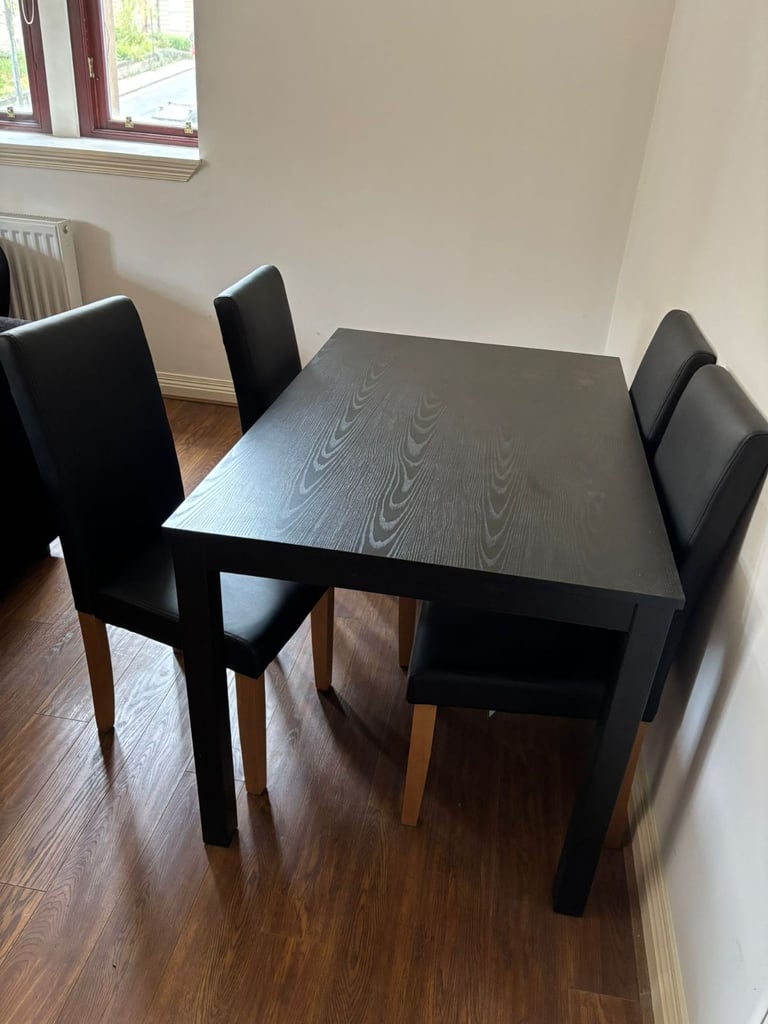 image for Dining table with four chairs