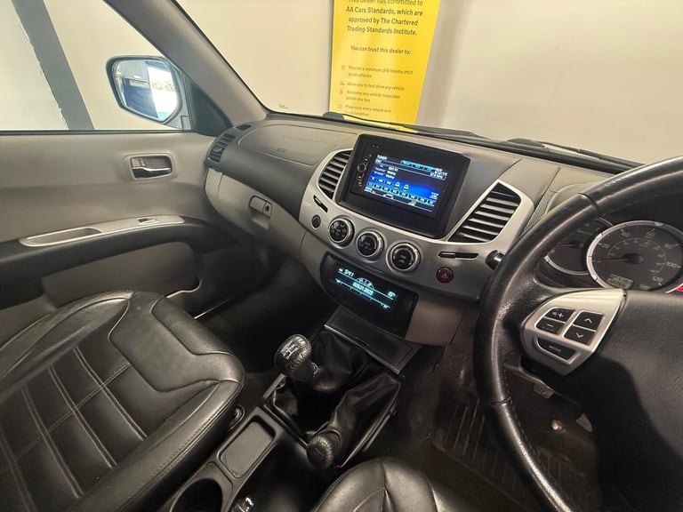 2012 Mitsubishi L200 2.5 DI-D Barbarian Black 4WD Euro 5 4dr (LB) PICK UP Diesel Manual