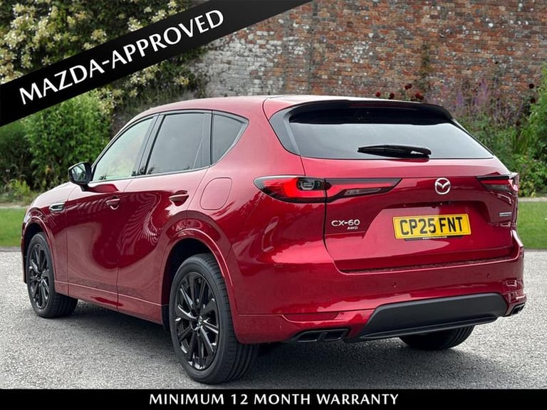 2025 Mazda CX-60 2.5 PHEV Homura 5dr Auto Automatic Estate Petrol Parallel PHEV Automatic