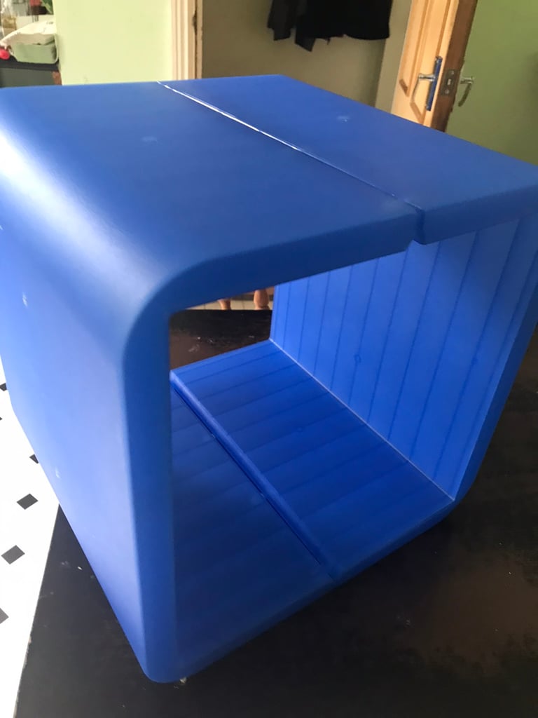 Blue cube storage 