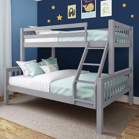 Comfortable Ashbrook Trio Wooden Bunk Bed Frame Single