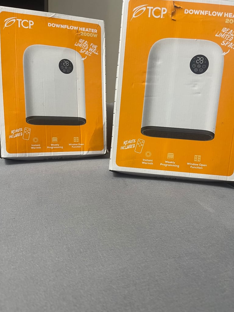 TCP WALL MOUNTED HEATER - 2kW, Instant Warmth