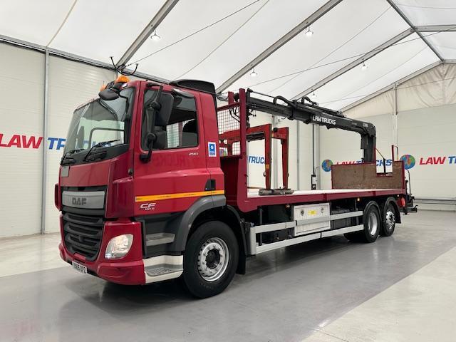 DAF CF 290 6x2 Rear Lift Dropside Brick Grab