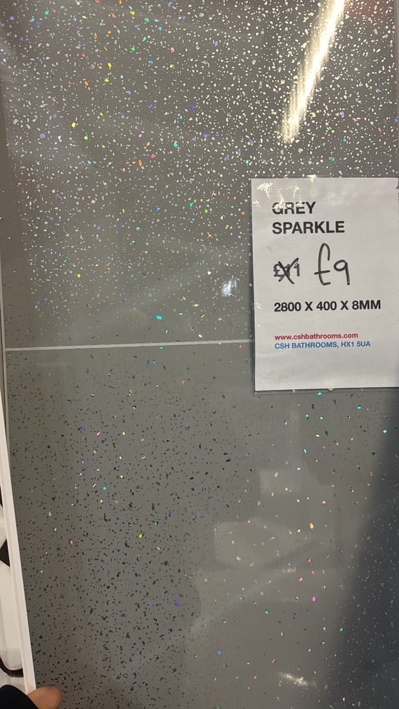 Wet Wall Panels bathroom CS PVC Cladding (2.4m x 1m x 10mm)