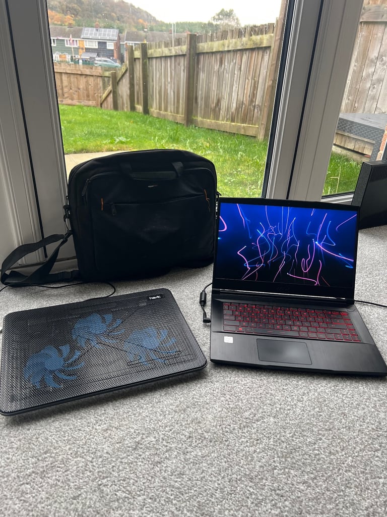 MSI GF65 Thin 10UE Gaming Laptop – i7-10750H / RTX 3060 / 16GB RAM / 512GB SSD + Bag & Cooling Pad