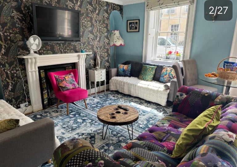 2 bed garden flat in central quiet location 