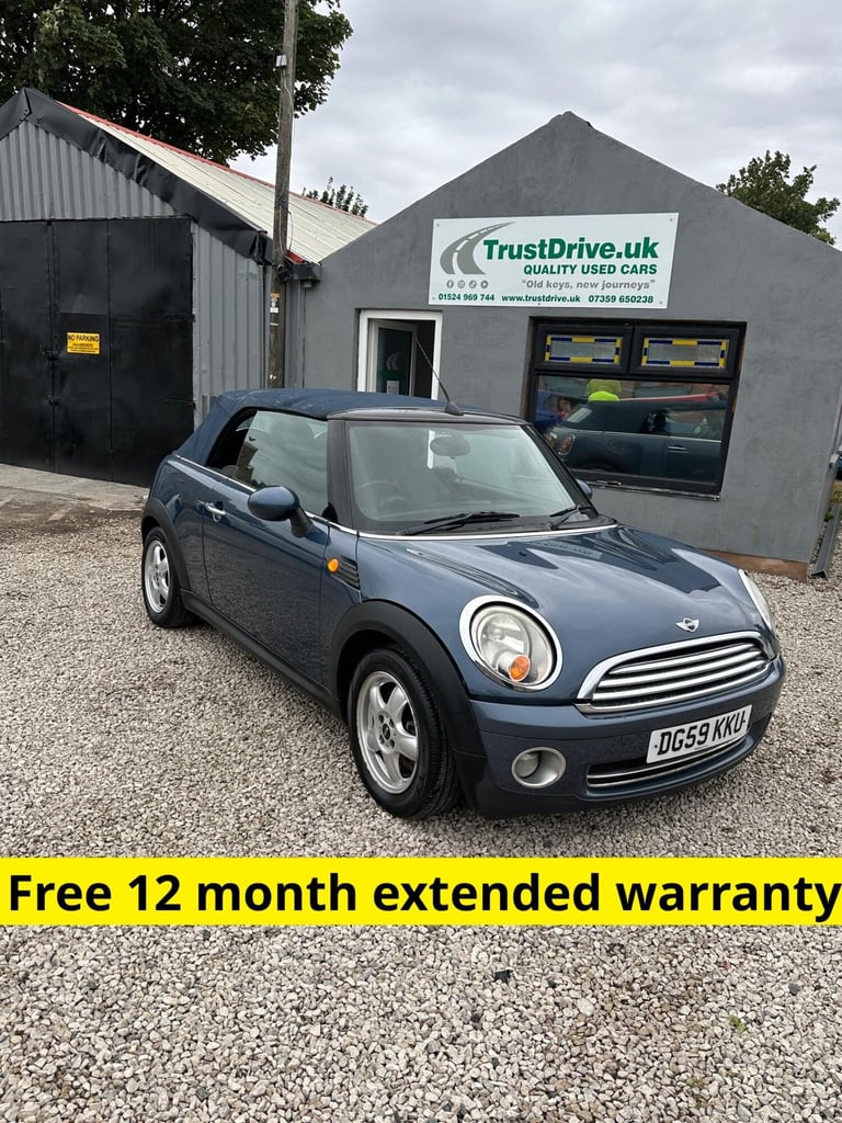 2009 MINI Convertible Cooper Convertible Petrol Manual