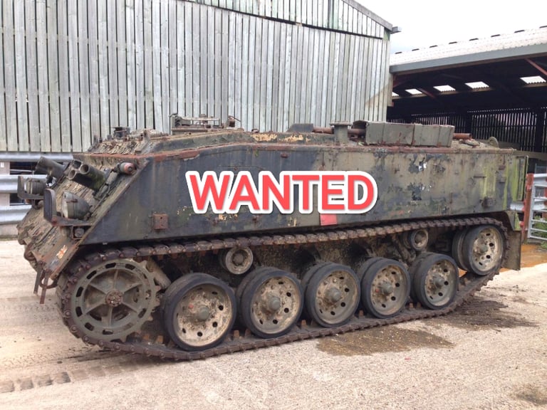 SCRAP MILITARY VEHICLES (WANTED) 