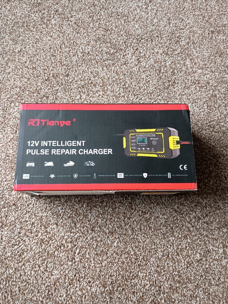 New 12v 6A Heavy duty Car battery charger