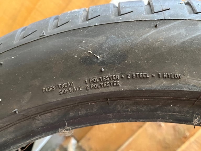 4x part worn Audi Bridgestone tyres 