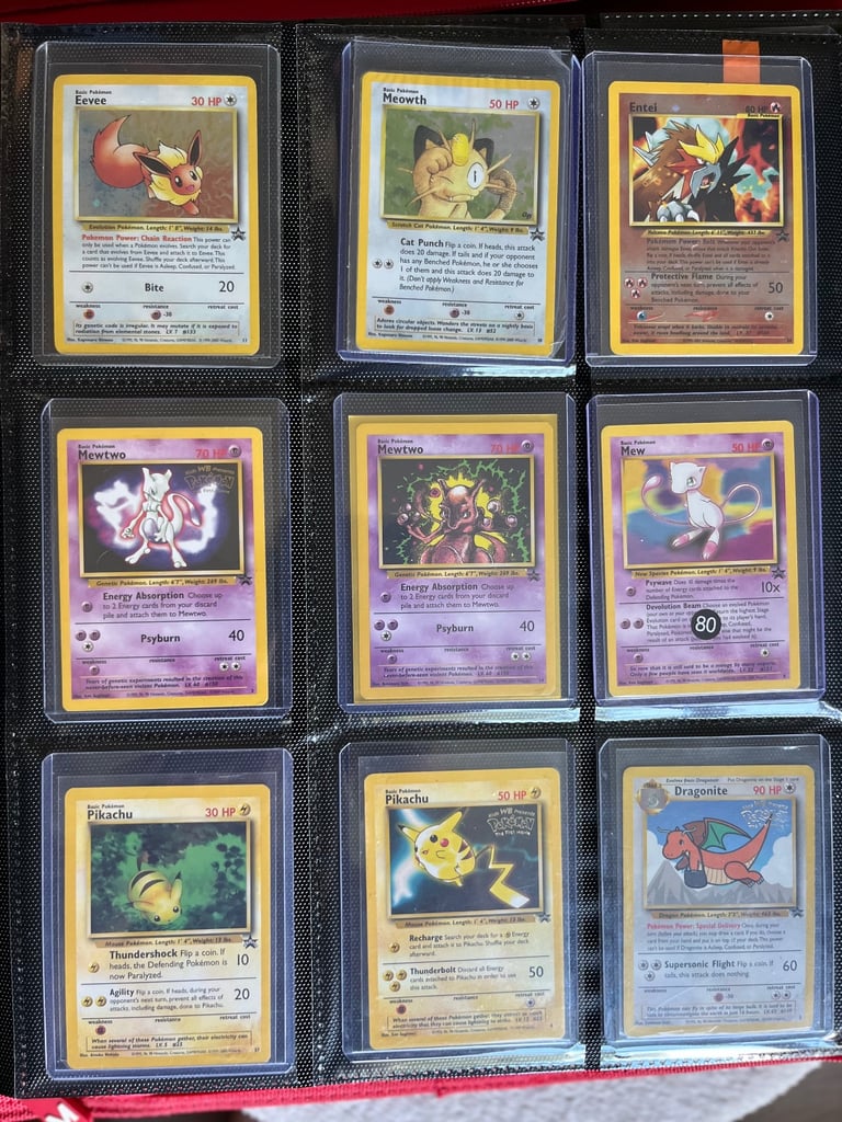 Pokemon TCG Cards Binder Collection - NM condition