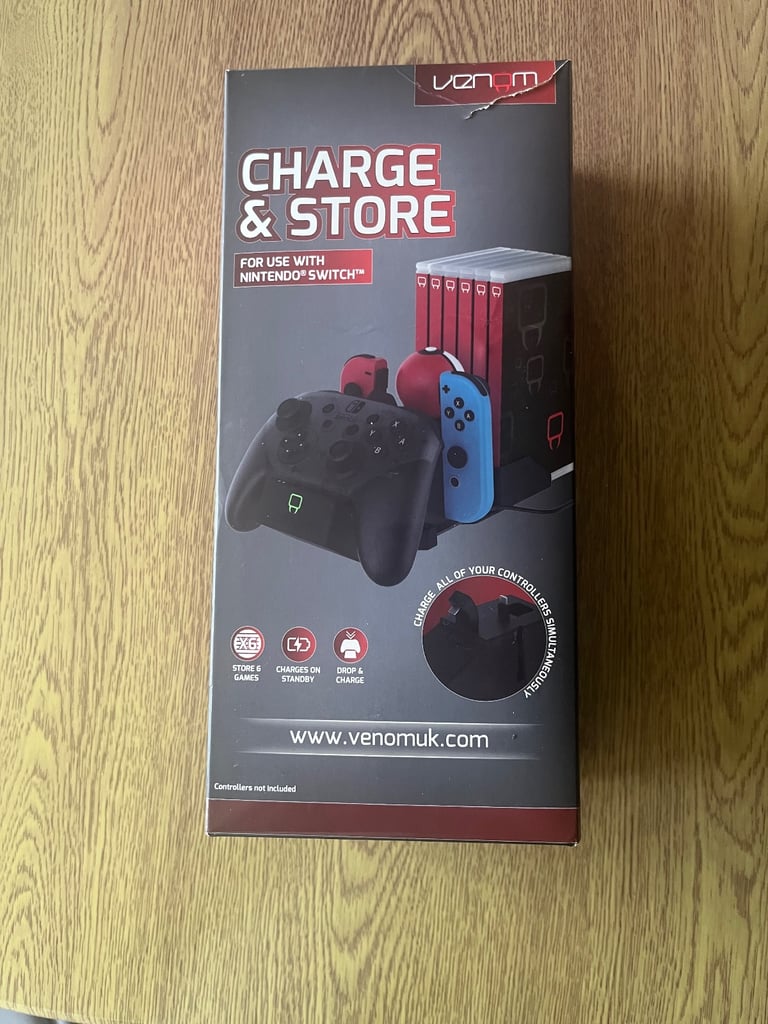 image for Nintendo switch charge & store docking station 