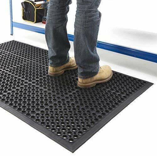 image for Non-Slip Anti-Fatigue Rubber Indoor & Outdoor Door Entrance / Industrial Kitchen Mat