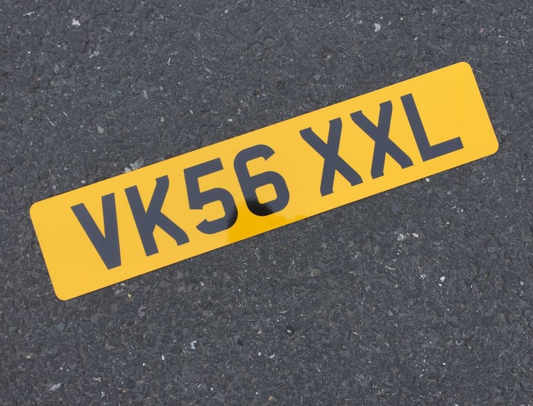 Nissan enthusiast's number plate VK56 XXL