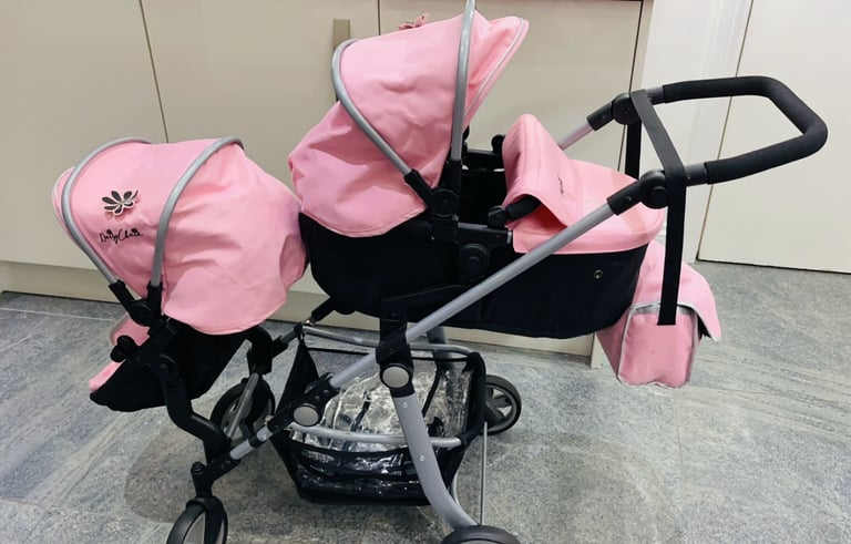 Silver cross wave dolls pram in vintage deals pink