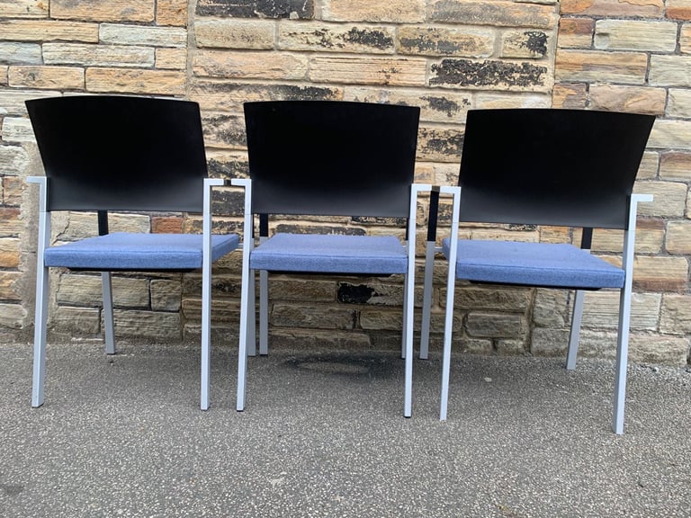 stackable meeting and allermuir dining chairs for sale  Each £35