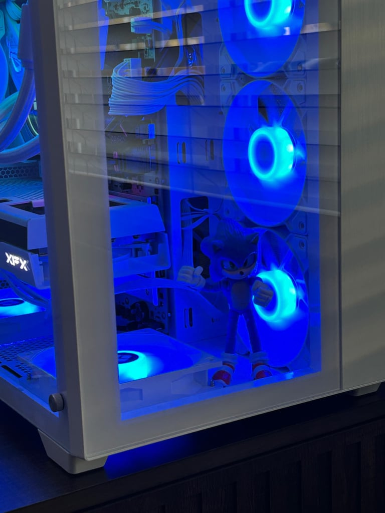 Custom High end gaming pc, AMD, ROG, rtx 9060 XT 16gb, 2TB Samsung 990 evo, 64gb memory 