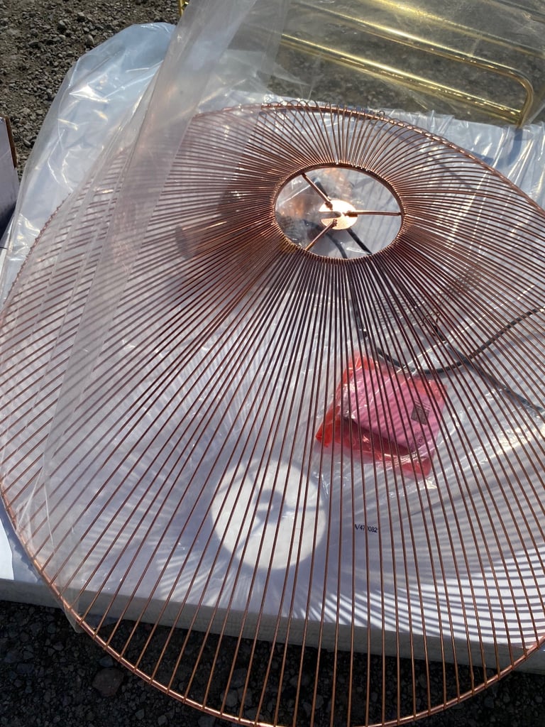 JOHN LEWIS HIKO LARGE CEILING LIGHT - COPPER RRP £225