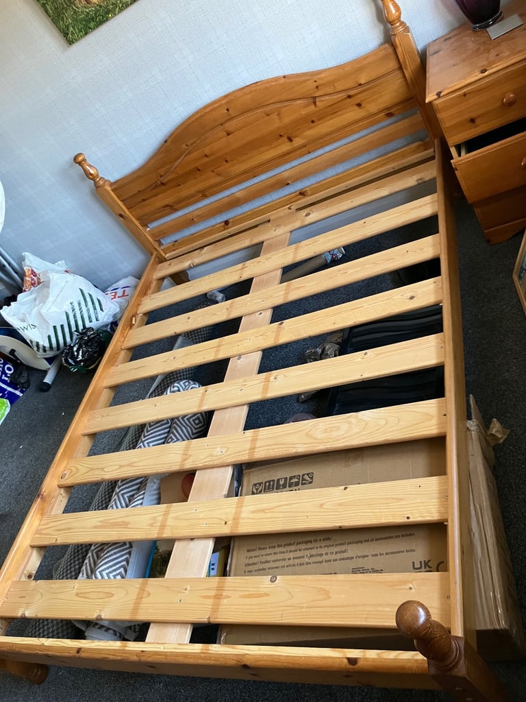 King Sized Pine Bed Frame