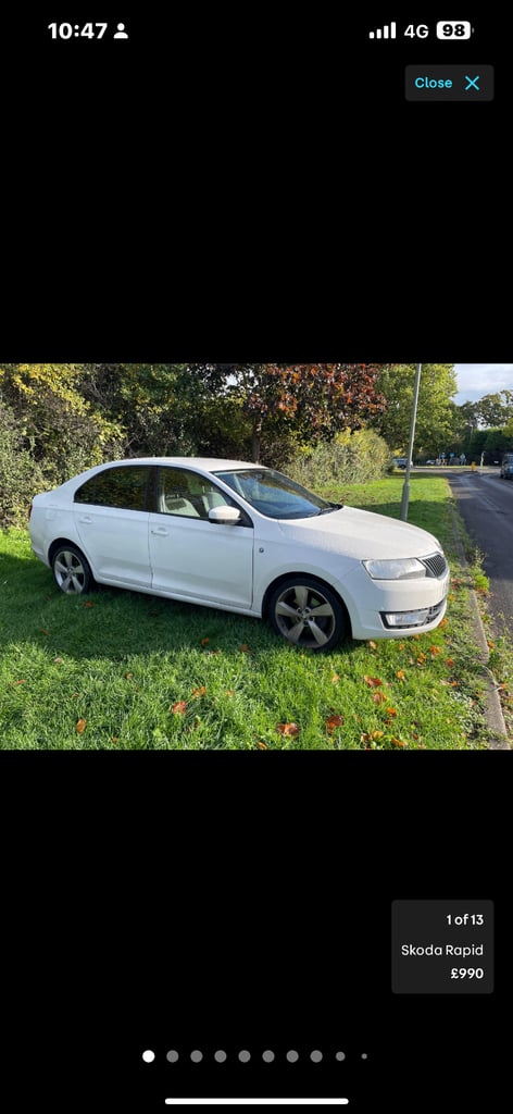 Skoda, RAPID, Hatchback, 2013, Manual, 1598 (cc), 5 doors