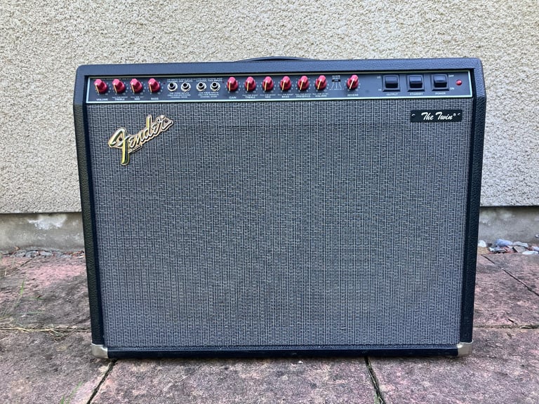 image for Fender "The Twin" Red Knob 100w Guitar Amp Amplifier