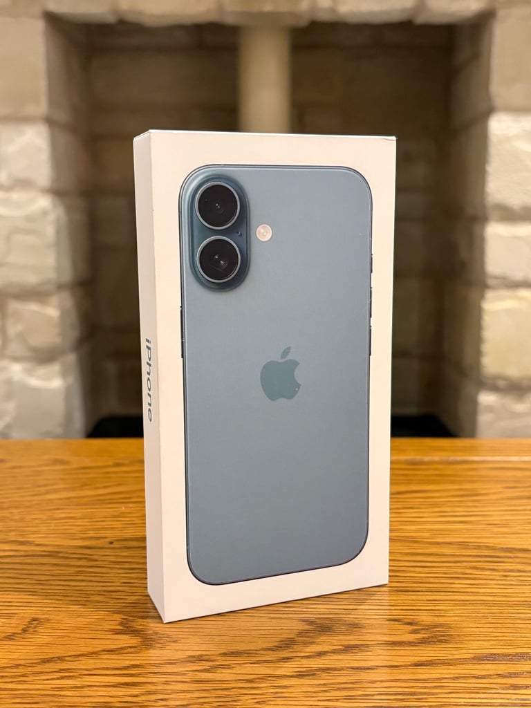 image for iPhone 16 128GB Teal - Brand New Sealed 
