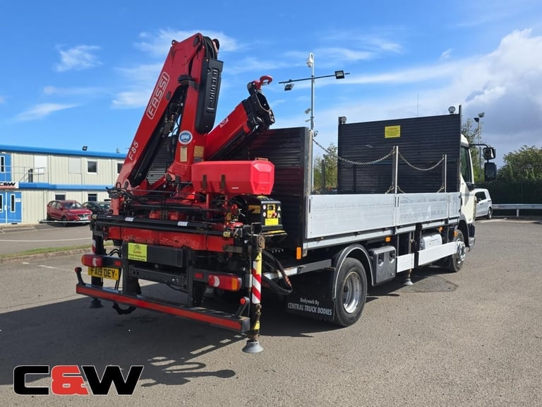 2019 (19) DAF FA LF 210 4x2 DROPSIDE WITH REAR MOUNTED CRANE – 249,000Kms