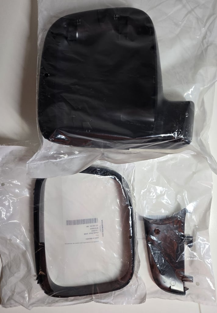 image for VW Transporter T5 Passenger Mirror Trim Set