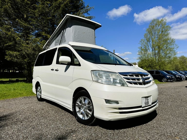 TOYOTA ALPHARD 2005 2.4 PETROL AUTO CAMPER VAN POP TOP ROOF REAR CONVERSION