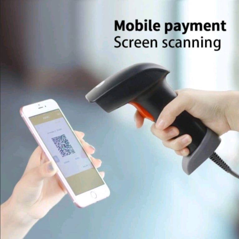 Posunitech USB Laser 2D Barcode Scanner Wired