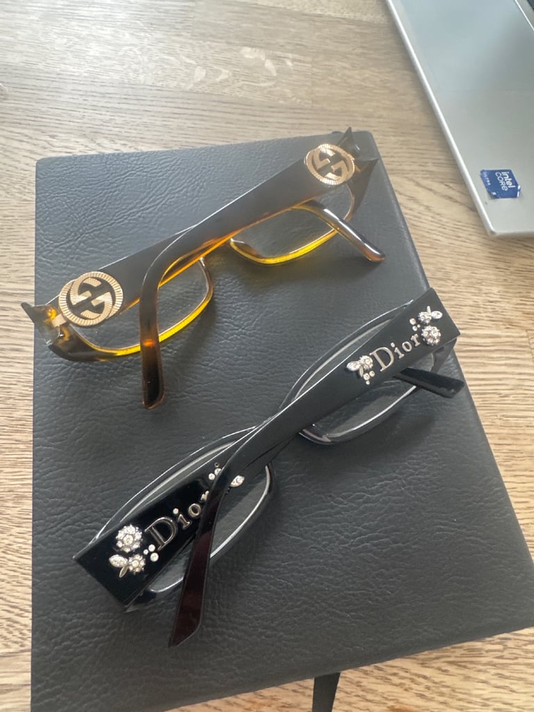 image for Dior Gucci frames x2 beautiful bargain reading 