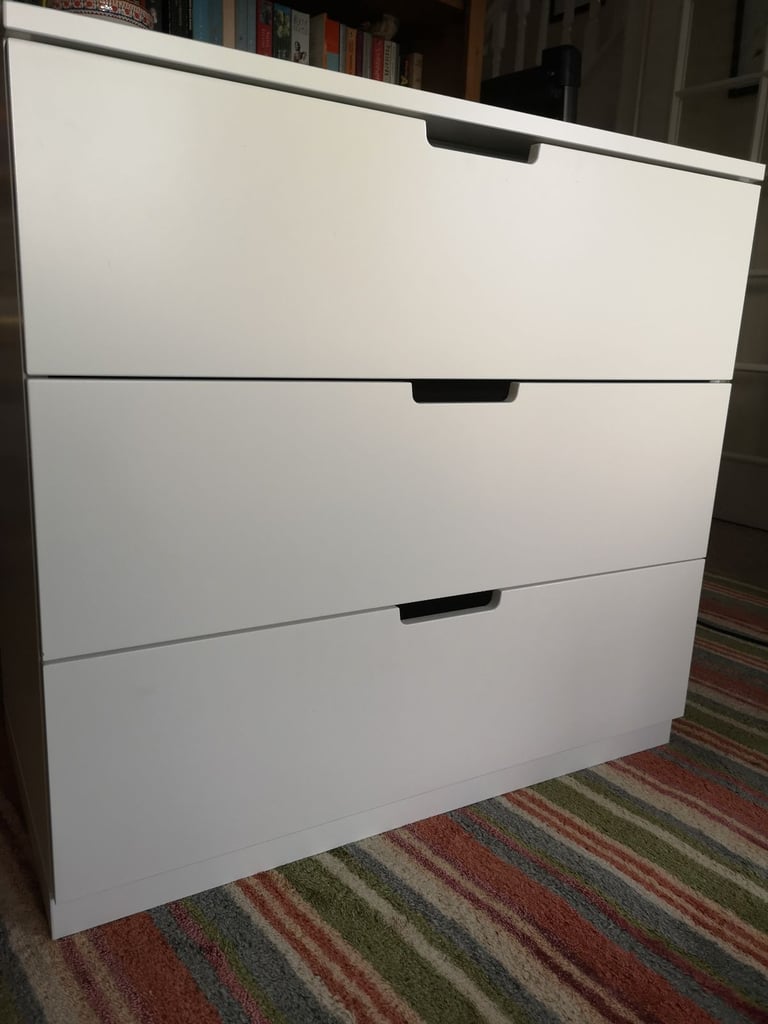 Ikea nordli three drawer chest 