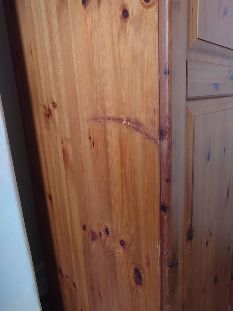 Pine wardrobe