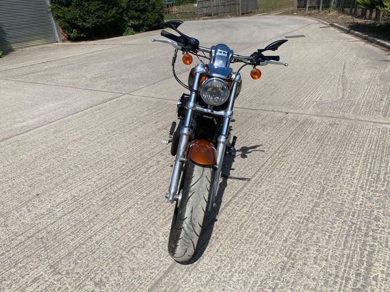 2014 HARLEY DAVIDSON 1200 CUSTOM LIMITED XL CA 14 ORANGE  BLACK SPORTSTER