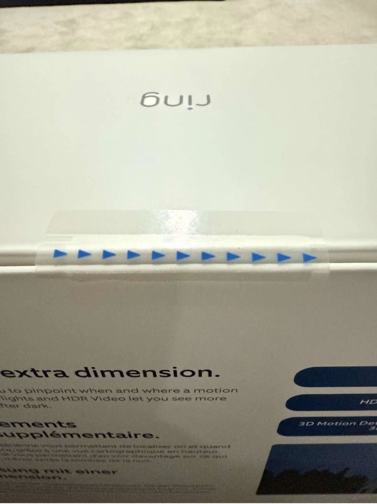 Brand New Sealed Ring Floodlight Cam Wired Pro – White – £150 (RRP £219.99)