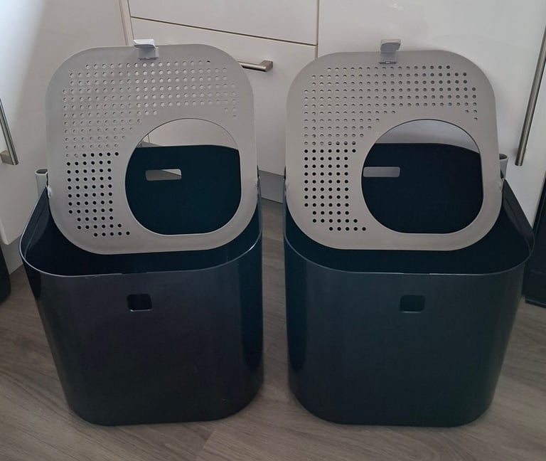 Modko Modkat Black Compact Top Entry Cat Litter Box, 2 Available