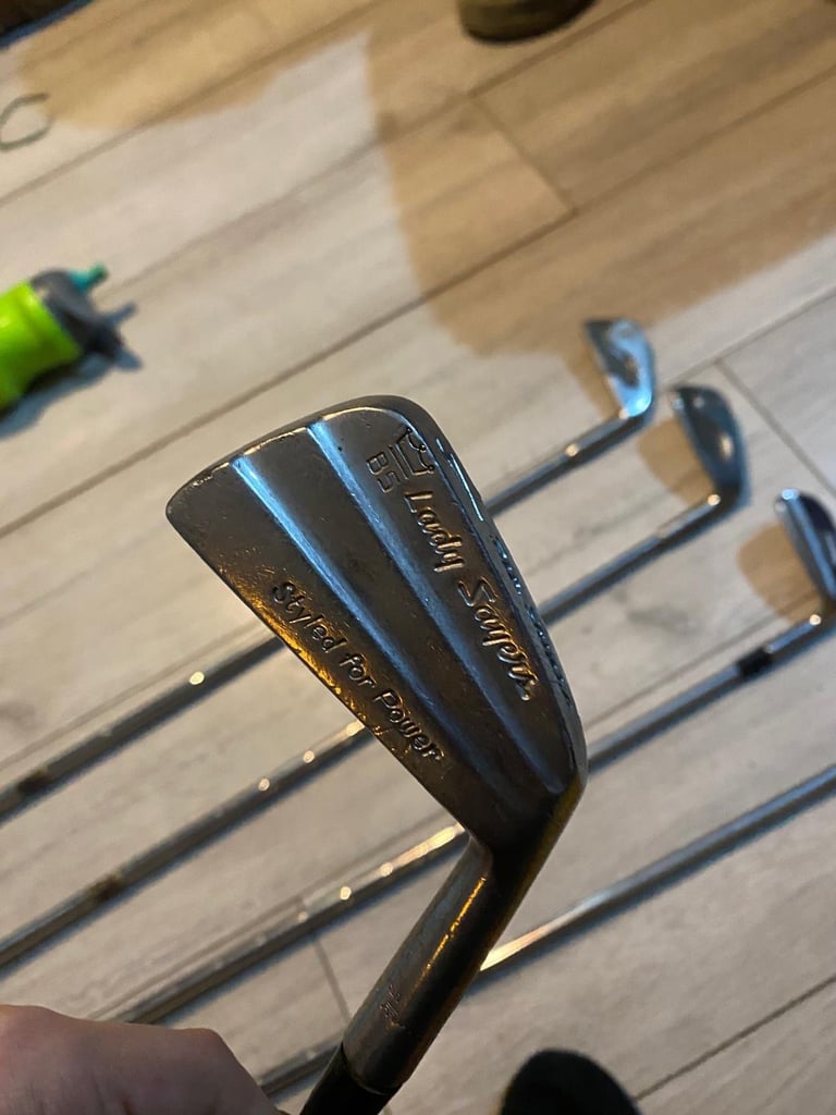 Powakaddy golf bag and clubs 