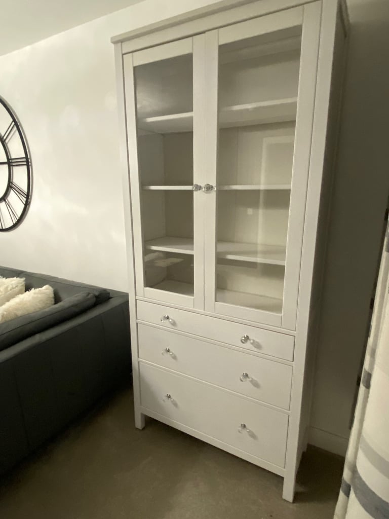 Glass door cabinet  (open to offer)