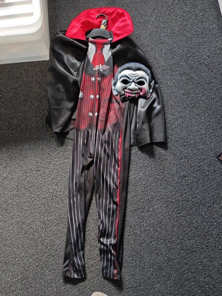 Vampire kids Halloween costume from Tesco's size 7-8