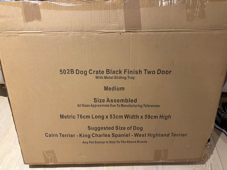 Dog training cage crate 