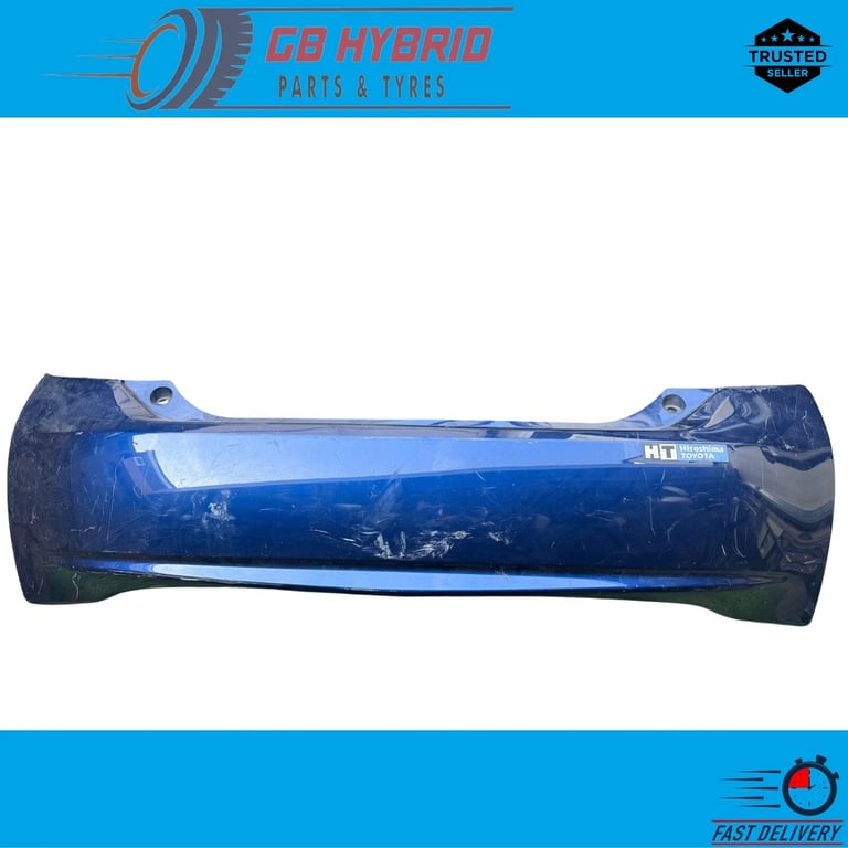 Toyota Prius 2009-2015 Rear Bumper Blue (Paint 8S6)