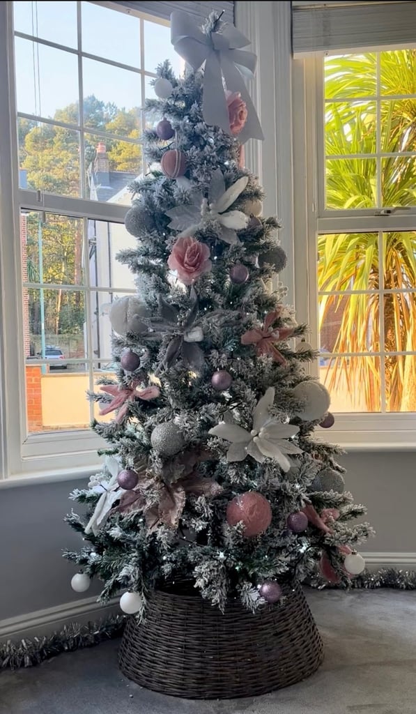 Christmas tree including decorations 