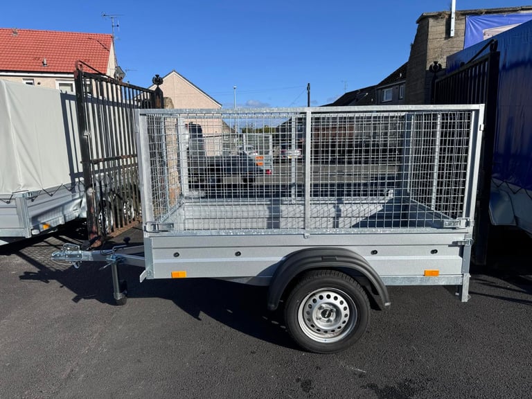 BRAND NEW 6ft x 4ft Single Axle Trailer With 80CM Mesh 750KG