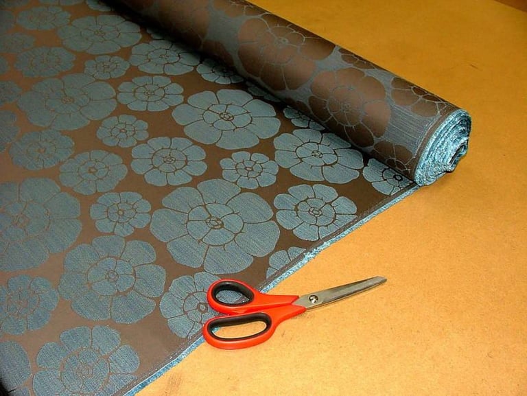 image for  JACQUARD FABRIC £4 A METRE >>>>MANY COLOURS