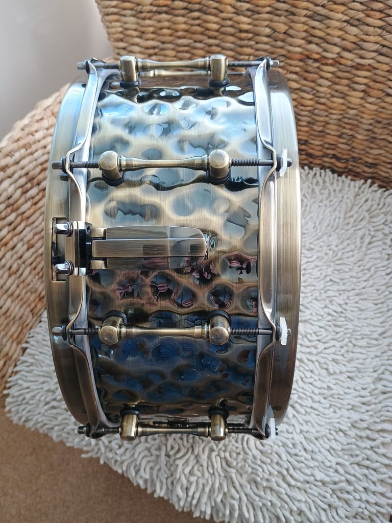 Snare Drum Brass Black Panther The Sledge Hammer 14 x 6.5 Superb quality 