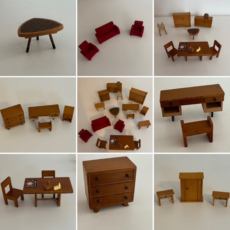 Retro Dolls House furniture