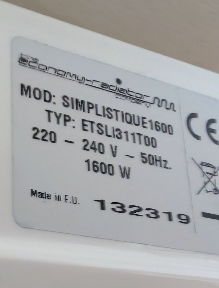 Electric Radiators (1200W and 1600W)