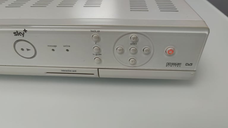 Sky +Box Amstrad DRX280 80GB Satellite TV Receiver Set Top Box White